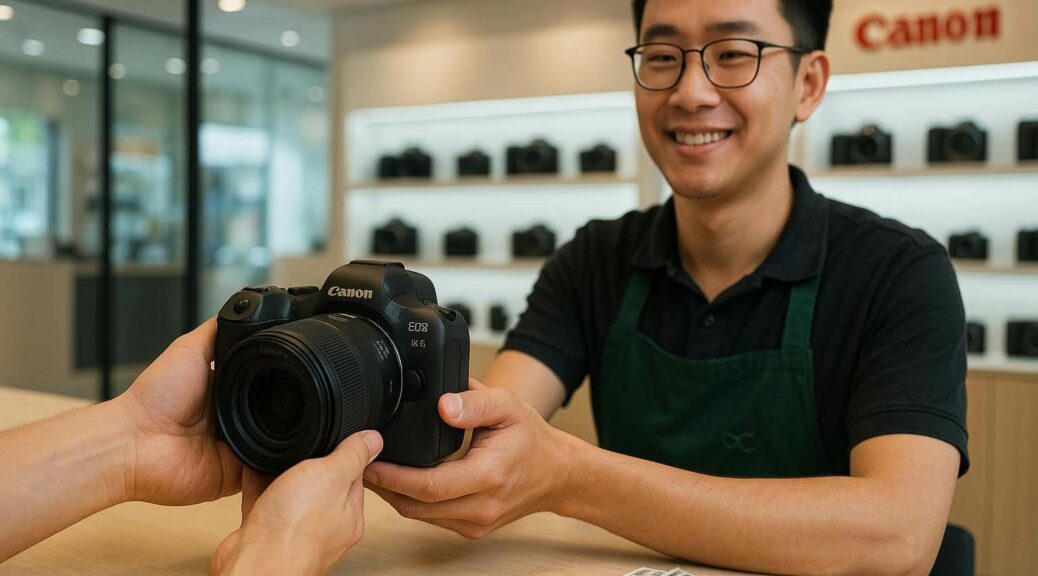 Canon 相機回收流程示意圖